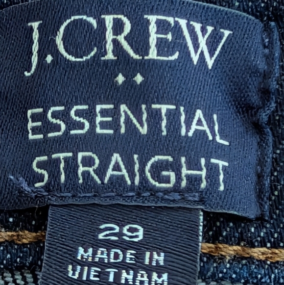J Crew Factory Essential Straight Ankle Jeans, Size 29 - Picture 9 of 10